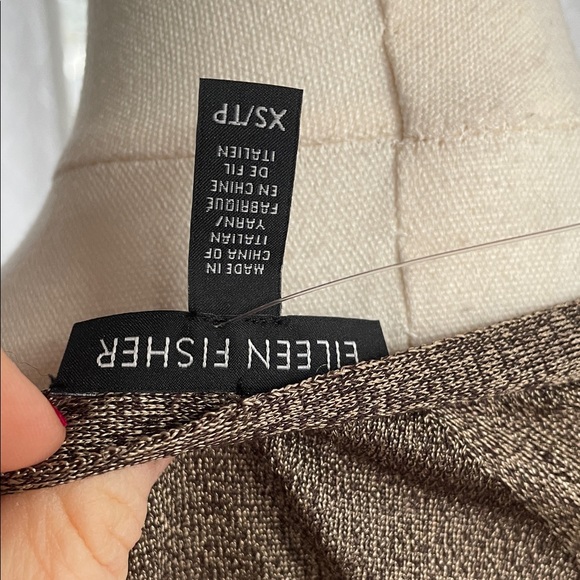 Eileen Fisher Women's Bronze Button-Up Sweater XS Fits S-M - Picture 12 of 12